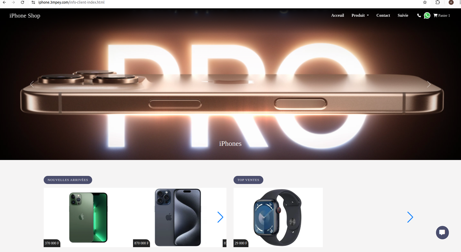 Site de Maroquinerie