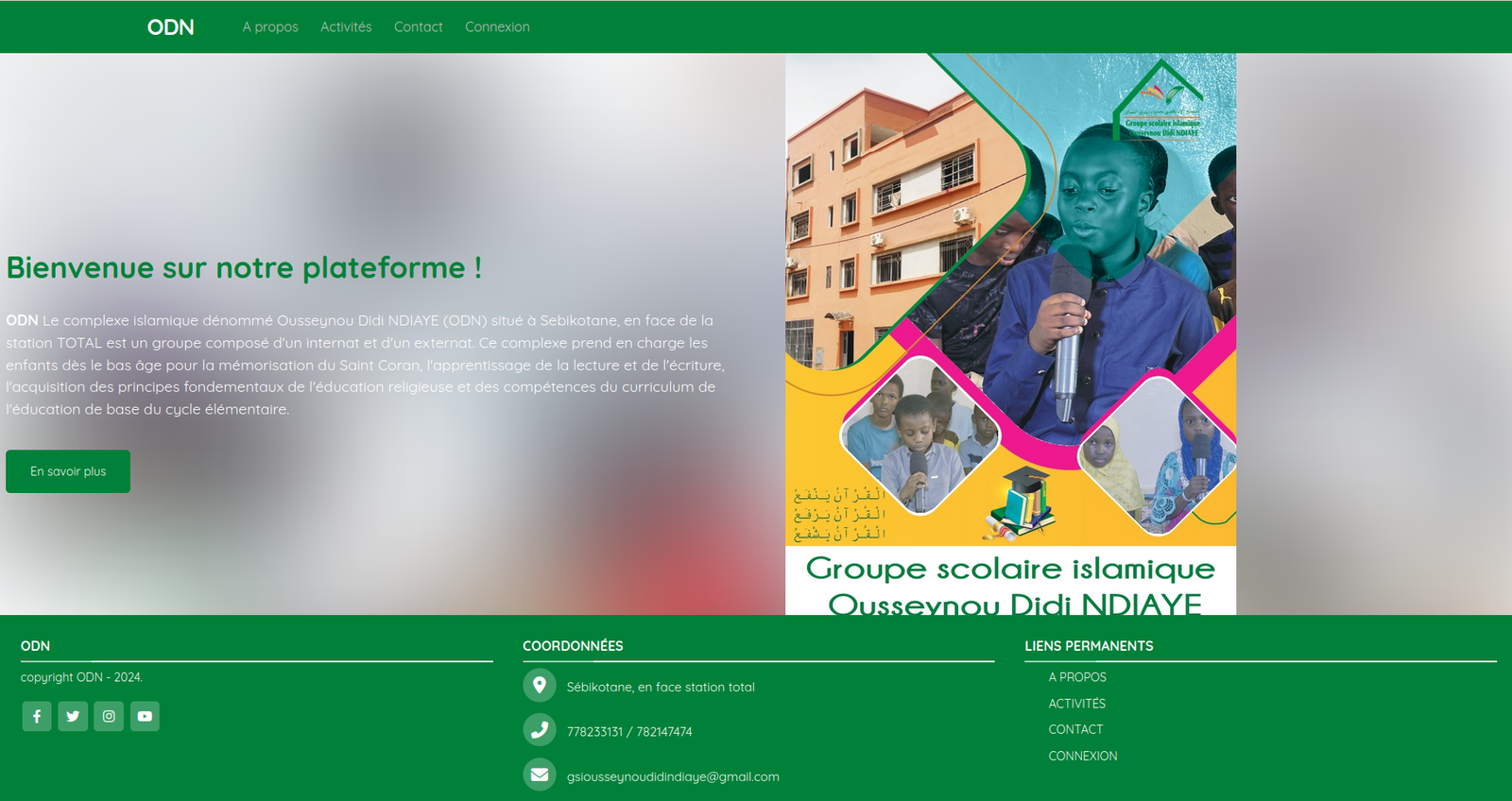 Plateforme Scolaire